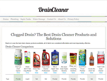 Tablet Screenshot of draincleaner.org